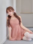 ピンク　モデル：三上悠亜　身長：159cm　着用サイズ：Sサイズ