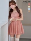 ピンク　モデル：三上悠亜　身長：159cm　着用サイズ：Sサイズ