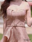 ピンク モデル：りこ　身長：167cm　着用サイズ：Sサイズ
