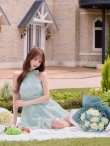 ブルー　モデル：天海りこ　身長：156cm　着用サイズ：Sサイズ