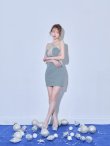 ブルー　モデル：ゆめ　身長：160cm　着用サイズ：Sサイズ