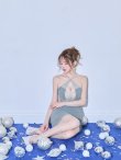 ブルー　モデル：ゆめ　身長：160cm　着用サイズ：Sサイズ