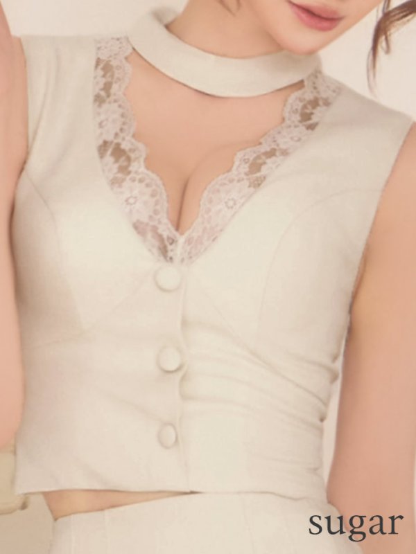 アイボリー　モデル：れみれみ　身長：163cm　着用サイズ：Sサイズ