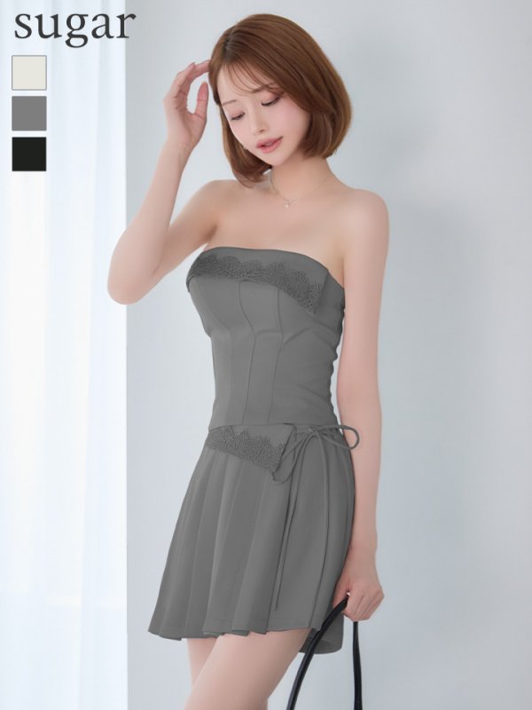 グレー　モデル：れみれみ　身長：163cm　着用サイズ：Sサイズ