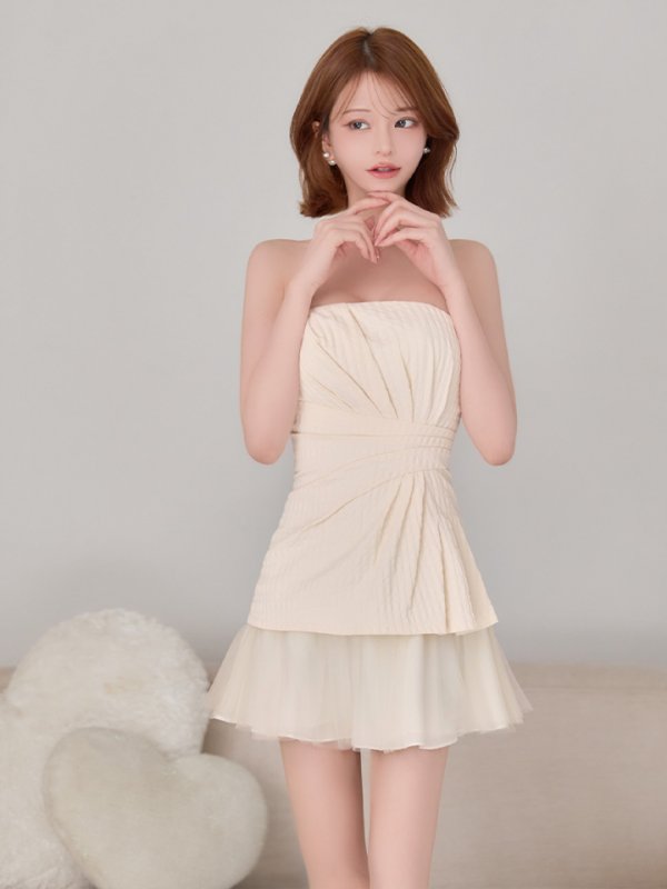 アイボリー　モデル：れみれみ　身長：163cm　着用サイズ：Sサイズ