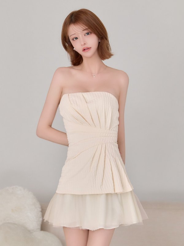 アイボリー　モデル：れみれみ　身長：163cm　着用サイズ：Sサイズ