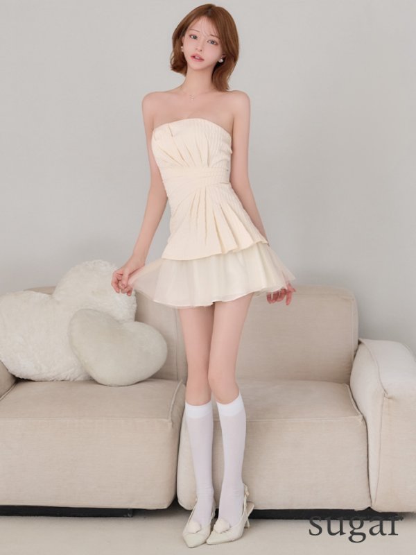 アイボリー　モデル：れみれみ　身長：163cm　着用サイズ：Sサイズ