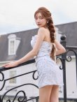 ブルー　モデル：まみ　身長：160cm　着用サイズ：Sサイズ
