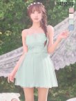 ミントグリーン　モデル：三上悠亜　身長：159cm　着用サイズ：Sサイズ