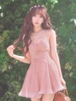 ピンク　モデル：三上悠亜　身長：159cm　着用サイズ：Sサイズ