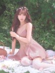 ピンク　モデル：三上悠亜　身長：159cm　着用サイズ：Sサイズ