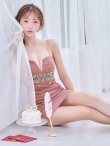 ピンク　モデル：りな　身長：160cm　着用サイズ：Sサイズ