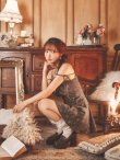 ブラウン　モデル：三上悠亜　身長：159cm　着用サイズ：Sサイズ