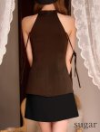 ブラウンxブラック　モデル：るりぴ　身長：165cm　着用サイズ：Sサイズ
