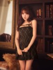 ブラウン　モデル：三上悠亜　身長：159cm　着用サイズ：Sサイズ