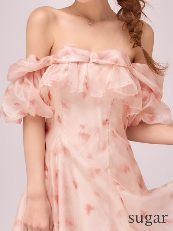 ピンク　モデル：まりん　身長：164cm　着用サイズ：Sサイズ