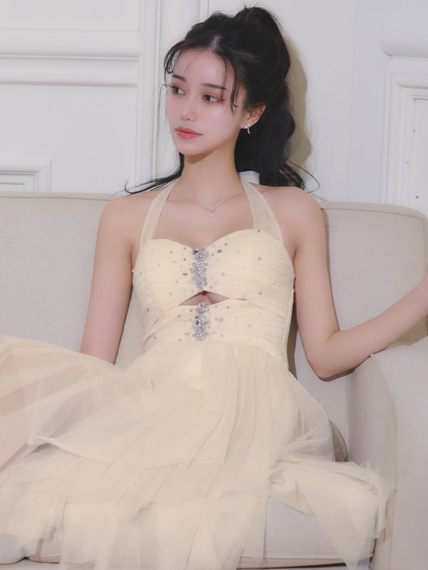 アイボリー　モデル：ゆりお　身長：165cm　着用サイズ：Sサイズ