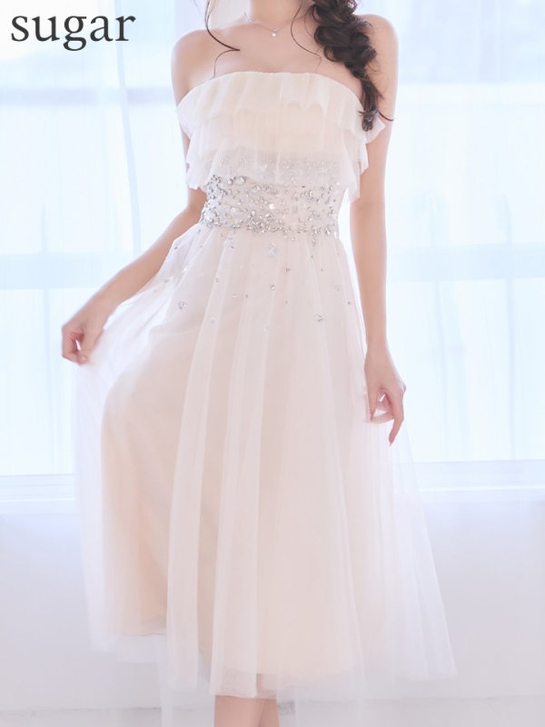 アイボリー　モデル：りな　身長：160cm　着用サイズ：Sサイズ