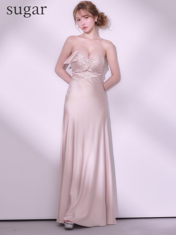 ベージュ　モデル：ゆめ　身長：160cm　着用サイズ：Sサイズ