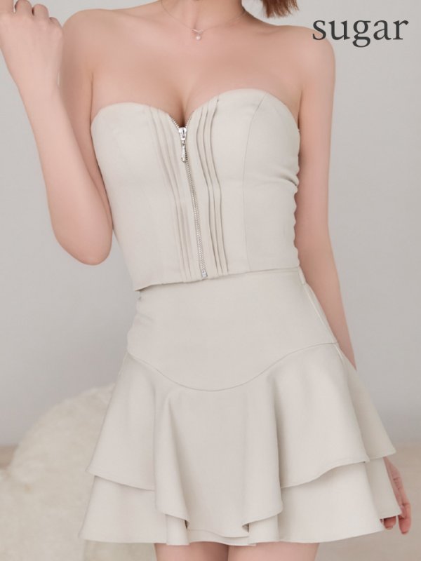 アイボリー　モデル：れみれみ　身長：163cm　着用サイズ：Sサイズ