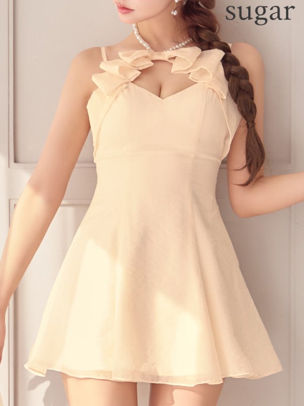 アイボリー　モデル：三上悠亜　身長：159cm　着用サイズ：Sサイズ