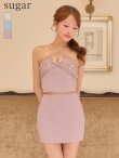 ピンク モデル：カルア 身長：156cm 着用サイズ：Sサイズ