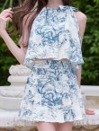 ブルー　モデル：天海りこ　身長：156cm　着用サイズ：Sサイズ