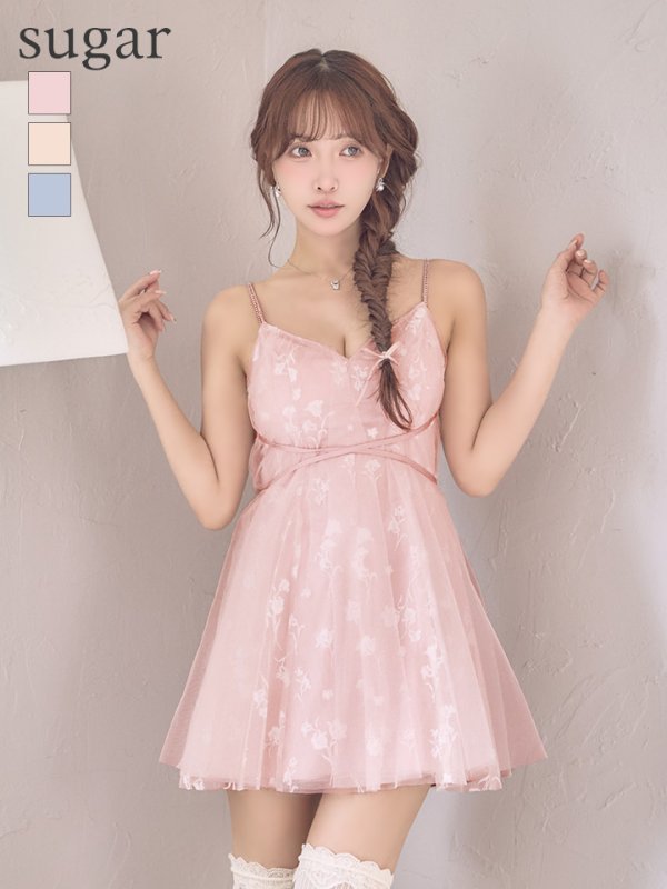 ピンク　モデル：三上悠亜　身長：159cm　着用サイズ：Sサイズ