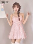 ピンク　モデル：三上悠亜　身長：159cm　着用サイズ：Sサイズ