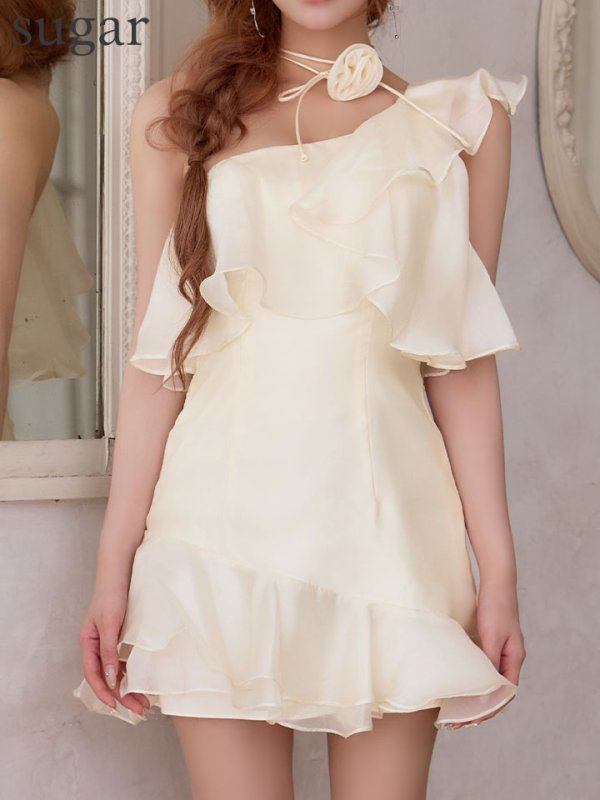 アイボリー　モデル：まみ　身長：161cm　着用サイズ：Sサイズ