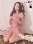 ピンク　モデル：三上悠亜　身長：159cm　着用サイズ：Sサイズ