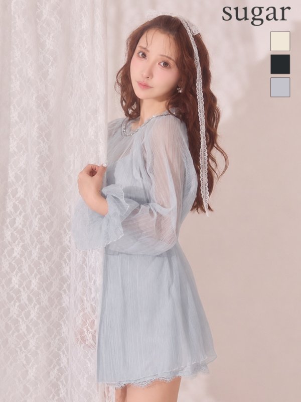 グレー　モデル：三上悠亜　身長：159cm　着用サイズ：Sサイズ