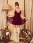 ワインレッド　モデル：三上悠亜　身長：159cm　着用サイズ：Sサイズ
