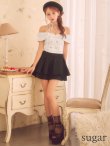 ホワイト×ブラック　モデル：ひめか　身長：153cm　着用サイズ：Sサイズ