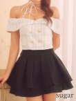 ホワイト×ブラック　モデル：ひめか　身長：153cm　着用サイズ：Sサイズ
