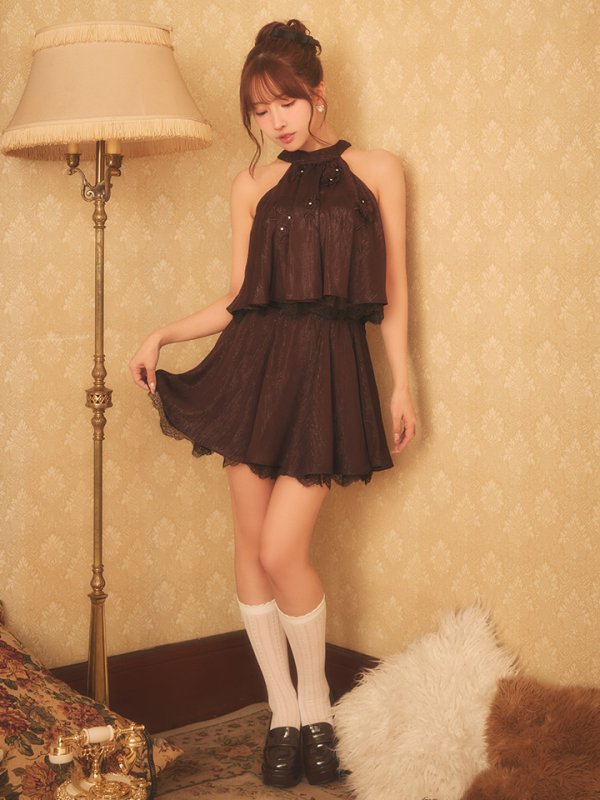 ブラウン モデル：三上悠亜　身長159cm　着用サイズ：Sサイズ
