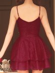 ワインレッド　モデル：三上悠亜　身長：159cm　着用サイズ：Sサイズ