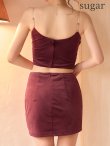 ワインレッド　モデル：ゆめ　身長：160cm　着用サイズ：Sサイズ