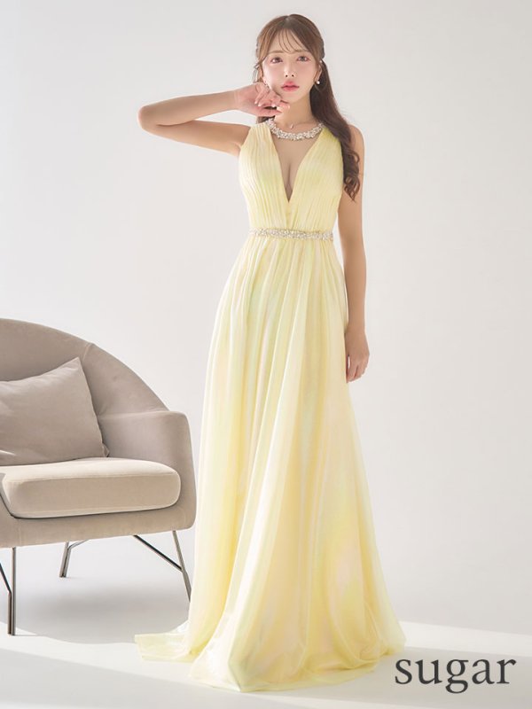 イエロー モデル：りな　身長：160cm　着用サイズ：Sサイズ