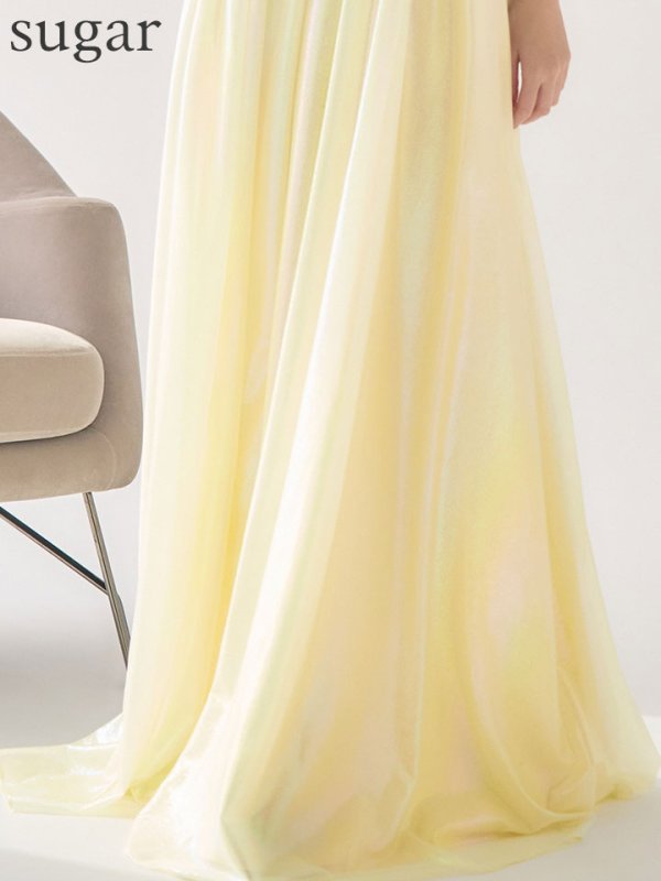 イエロー モデル：りな　身長：160cm　着用サイズ：Sサイズ