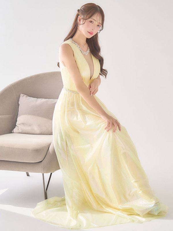 イエロー モデル：りな　身長：160cm　着用サイズ：Sサイズ