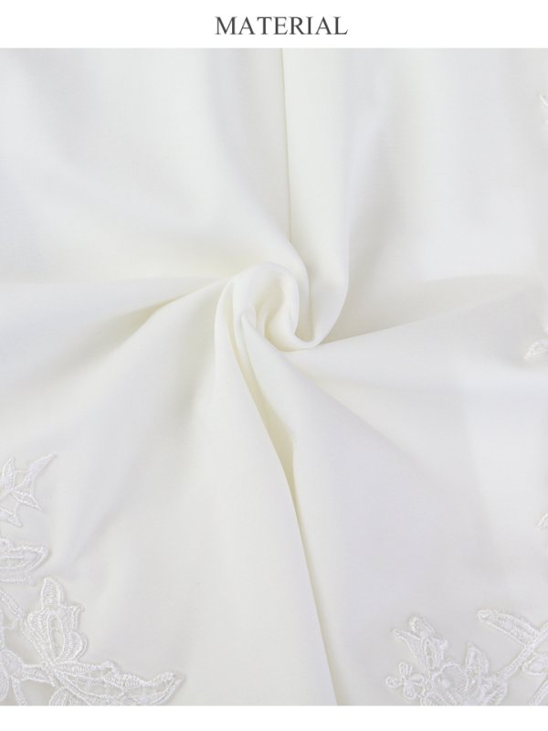 画像14: 【アウトレット品】【Lip line/リップライン】フラワーレース/ストレッチ/ビジュー/タイト/ミニドレス /キャバドレス[HC03] (14)