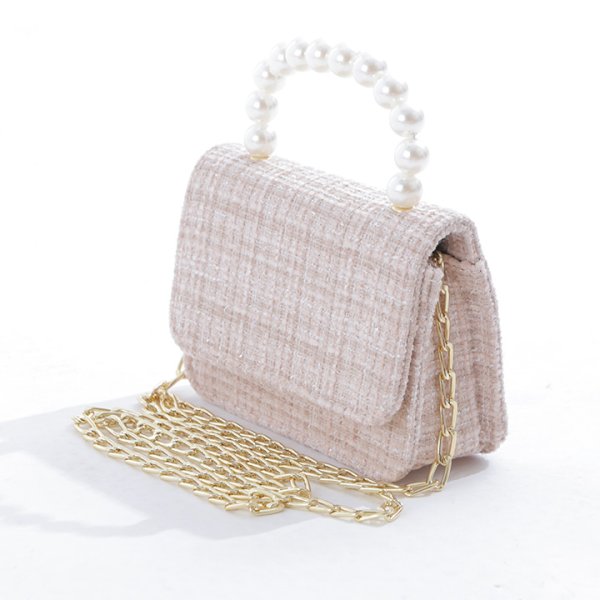 画像7: ツイード/パール/ハンドバック【バッグ】【Fサイズ/3カラー】[OF04] (7)