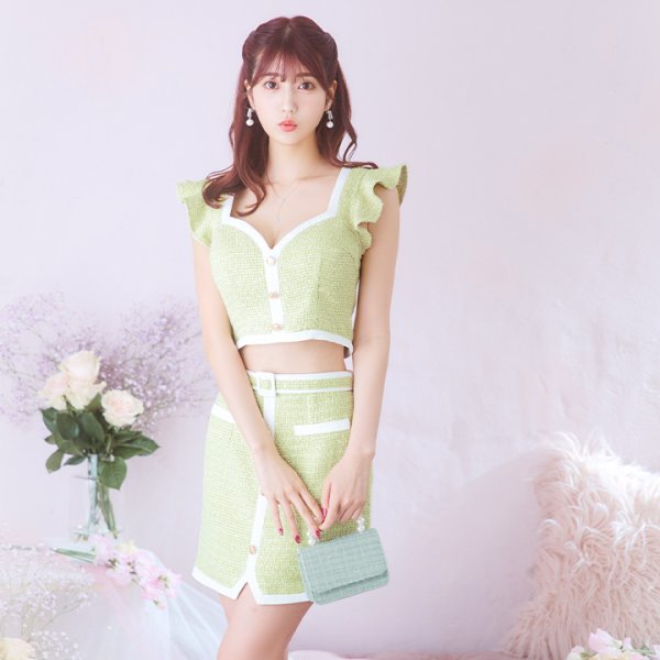 画像9: ツイード/パール/ハンドバック【バッグ】【Fサイズ/3カラー】[OF04] (9)