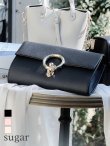 画像3: 【BAG】2WAY/ チェーン/ フェイクレザー/ フォーマル/ ハンドバッグ【3カラー】[OF04] (3)