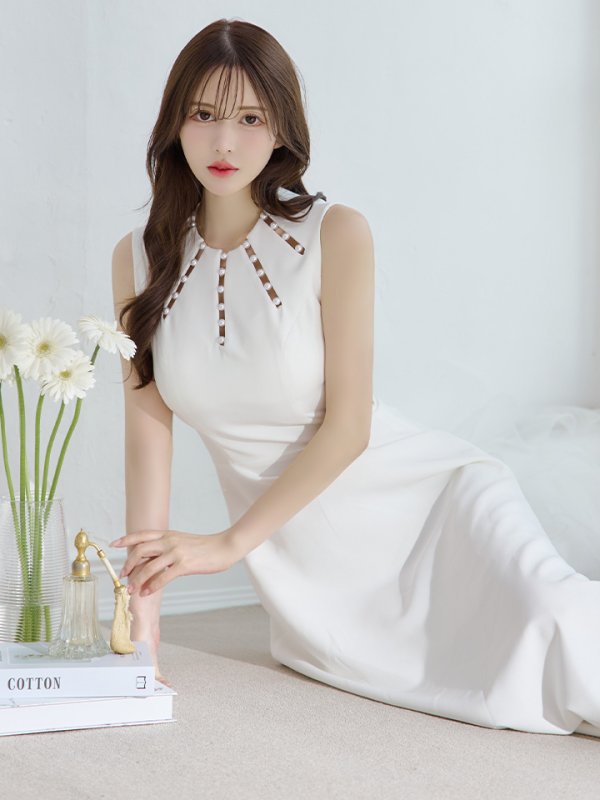 ホワイト モデル：ゆめ　身長：160cm　着用サイズ：Sサイズ