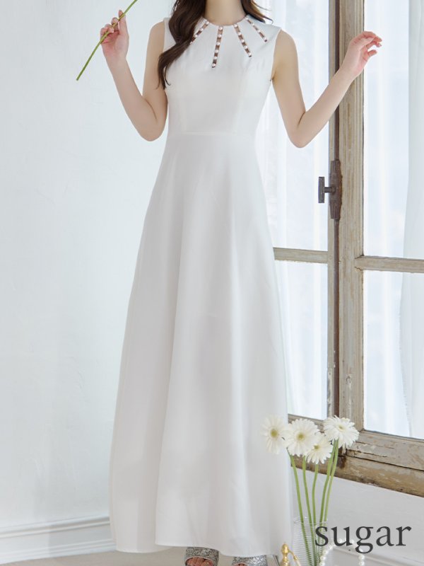 ホワイト モデル：ゆめ　身長：160cm　着用サイズ：Sサイズ