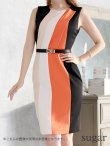 画像12: 【GINZA COUTURE/銀座クチュール】タック/ ノースリーブ/ ワンピース/ タイト/ ミディアムドレス/ ミニドレス/ キャバドレス[OF2] (12)