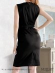 画像13: 【GINZA COUTURE/銀座クチュール】タック/ ノースリーブ/ ワンピース/ タイト/ ミディアムドレス/ ミニドレス/ キャバドレス[OF2] (13)