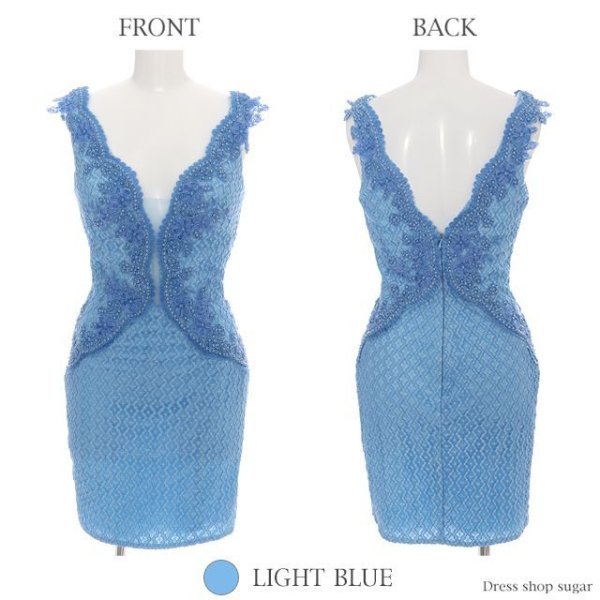 画像13: 【Lip line/リップライン】女性の魅力を引き立てる大人シンプルなワンカラー♪タイトミニキャバドレス♪s6B1612[HC03] (13)